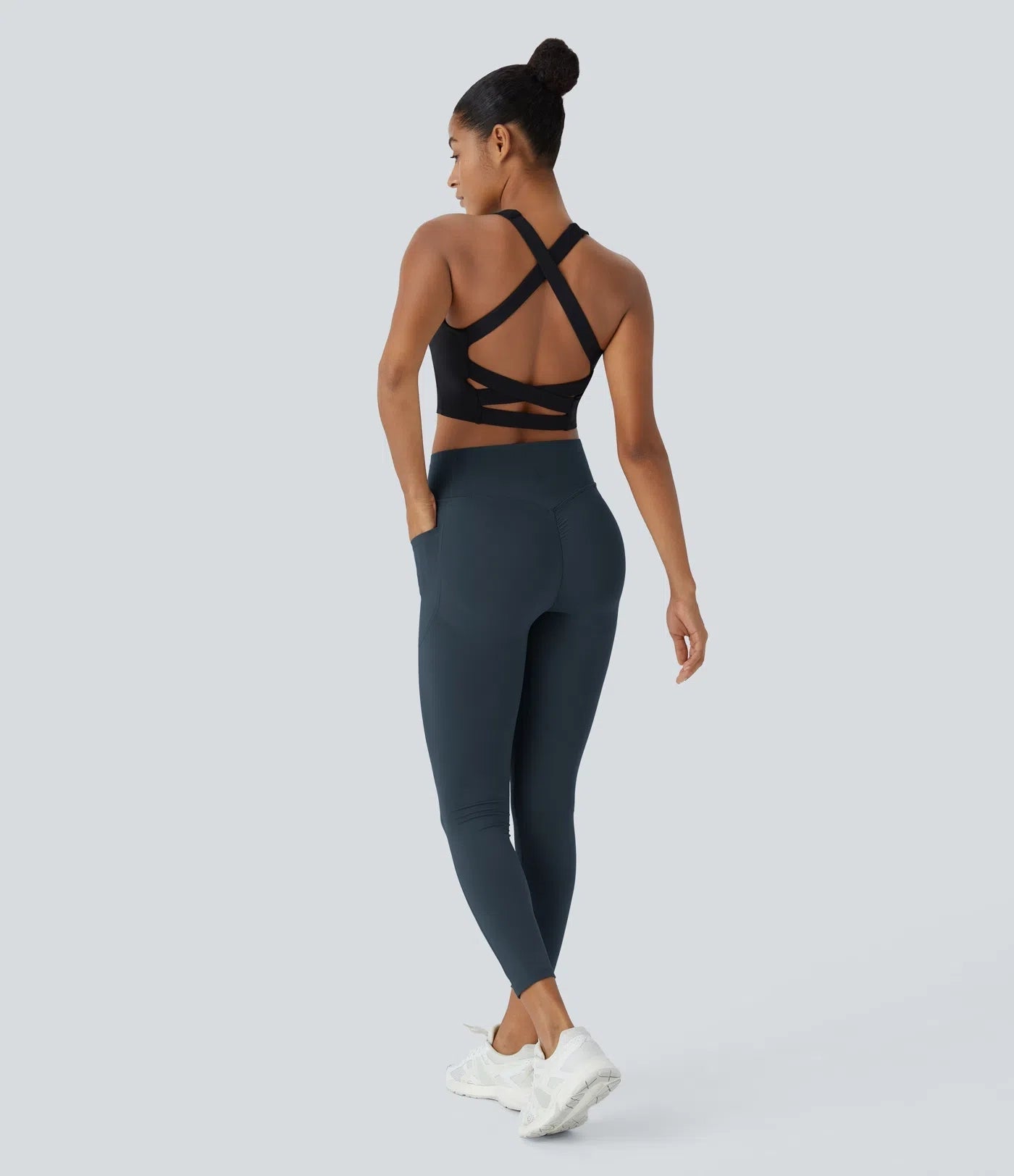 UltraSculpt™️ SoCinched High Waisted Scrunch Butt Lifting Tummy Control Pocket Shaping Training Leggings