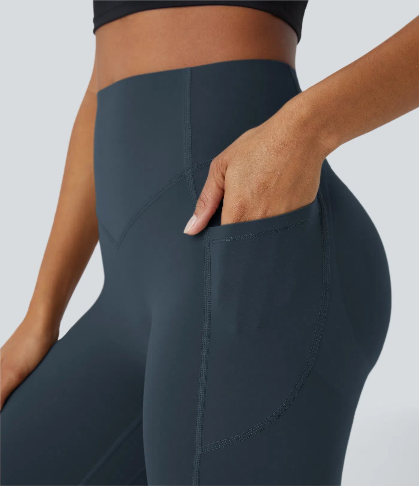 UltraSculpt™️ SoCinched High Waisted Scrunch Butt Lifting Tummy Control Pocket Shaping Training Leggings